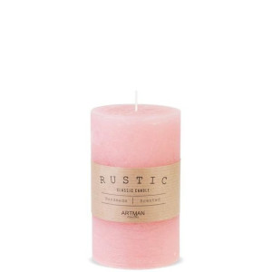 Pl Róż Świeca Rustic Walec Średni