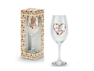 Kieliszek do wina KOCHAM CIĘ MAMO o poj 640 ml.