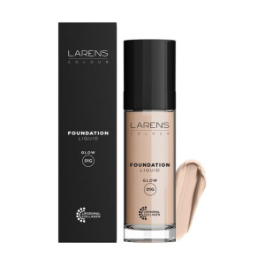 Larens Colour Liquid Foundation Glow 01G Ciepły light 01 Pielęgnacyjny podk