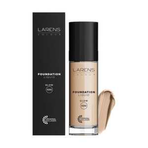Larens Colour Liquid Foundation Glow 02G Ciepły medium 02 Pielęgnacyjny pod