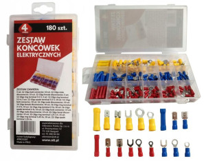 Konektor Elektryczny Złączka Końcówek Zestaw 180