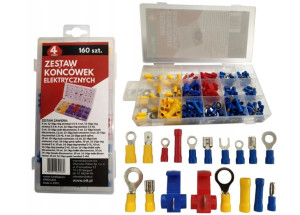 Końcówki Złączek Konektor Elektryczny Zestaw 160sz