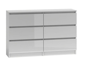Komoda Malwa M6 120 - Biel Połysk