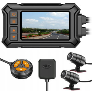 Rejestrator Motocyklowy Kamery 1080p Sony Gps Ip67