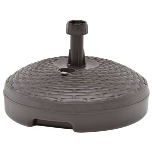 Lumarko Podstawa pod parasol, wypełniana wodą/piaskiem, 20 L, brązowa