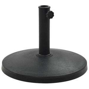 Lumarko Podstawa pod parasol ogrodowy, okrągła, żywica, 10 kg, czarna