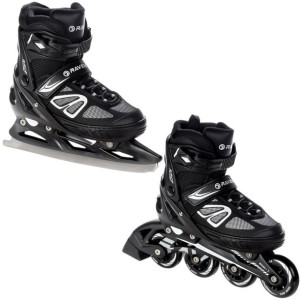 Rolki Łyżwy 2w1 RAVEN Advance Black 35-39
