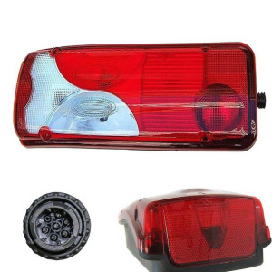 Lampa Tylna Lewa Man Tgx Tga Z Lampką Rejestracji
