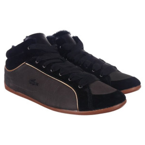 Buty Lacoste Missano Mid 5 SRW damskie sportowe półbuty skórzane z futerkie
