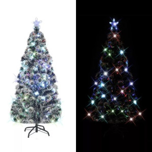 Lumarko Sztuczna choinka, lampki LED i stojaki, 180 cm, 220 gałązek