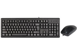A4 TECH Klawiatura, Zestaw klawiatura + mysz membranowa A4 TECH A4TKLA43774