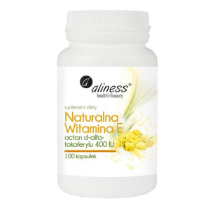 ALINESS Naturalna Witamina E 400IU 100kap