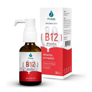 AVITALE Witamina B12 Metylokobalamina 200µg 30ml