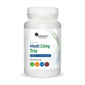 ALINESS Miedź Trio 2,5 mg 100tab Vege