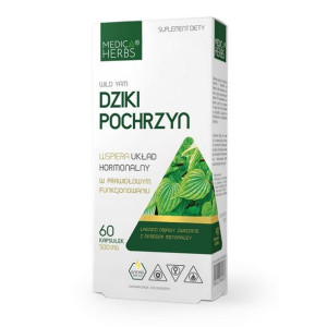 MEDICA HERBS Dziki pochrzyn Wild Yam 60kap