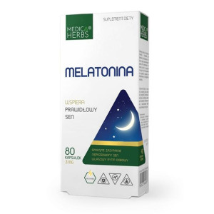 MEDICA HERBS Melatonina 3mg 60kaps