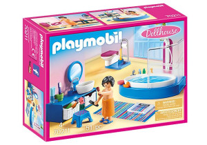 Playmobil 70211 Dollhouse Łazienka z wanną