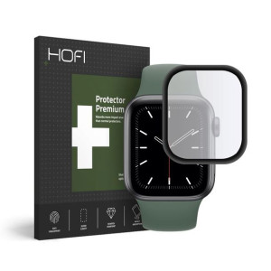 Szkło Hybrydowe Hofi Hybrid Glass do Apple Watch 4 / 5 / 6 / SE (44mm) Blac