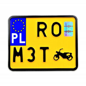 Tablice zabytkowe do skutera pony komar motorower