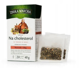 HERBATA HERBAPOL Zioła Mnicha na cholesterol 20TB