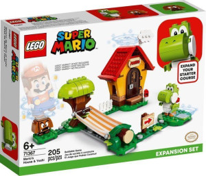 LEGO 71367 SUPER MARIO Yoshi i dom Mario — zestaw rozszerzający