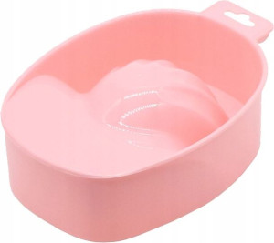 MISECZKA manicure RÓŻOWA miska profilowana 5palców