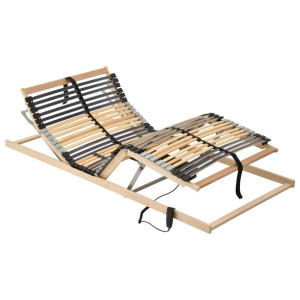 Elektryczny stelaż do łóżka z 42 listwami, 7 stref, 70 x 200 cm