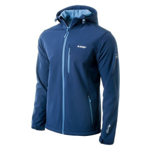 Męska kurtka Hi-Tec Caen softshell granatowy rozmiar XXXL