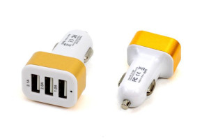 Ładowarka Samochodowa 3x Usb 12v 24v 5100ma 5,1a