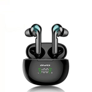 AWEI słuchawki Bluetooth 5.0 T15P TWS + stacja dokująca czarny/black