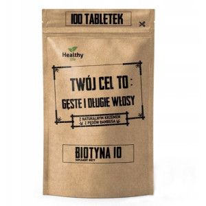 Biotyna 10 Twój Cel To Długie i Gęste Włosy 100 Tabletek - Simple Day