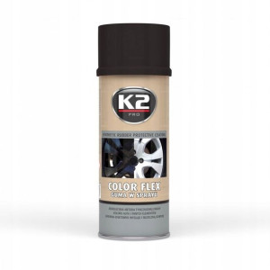 K2 Guma Spray Color Flex Czarny Połysk