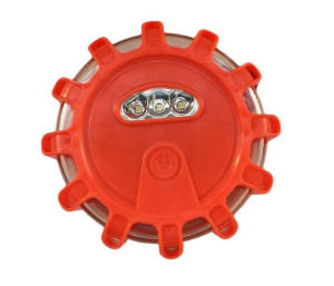 Lampa ostrzegawcza LED błyskowa dysk flara kogut