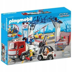 City Hala towarowa z pojazdami transportowymi 70169 4+ Playmobil