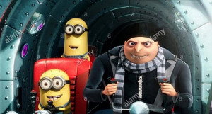 Fototapeta z bajki - Minionki - 2 x 1,5 m - winylowa