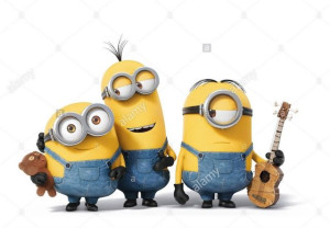 Fototapeta z bajki - Minionki - 3,1 x 2,5 m - winylowa