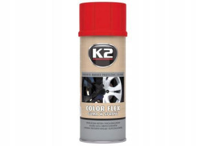 K2 Guma Spray Color Flex Czerwony Połysk
