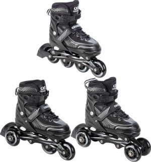 Rolki Wrotki 3w1 Croxer Optima Black 31-34