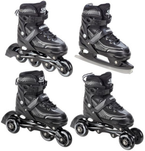 Rolki Łyżwy 4w1 Croxer Optima Black 31-34