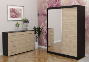 Zestaw Szafa VISTA 05 Komoda FRIDA 01 CS