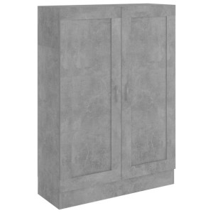 Szafka na książki, szarość betonu, 82,5 x 30,5 x 115 cm, płyta