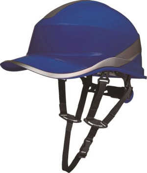 Kask ochronny z systemem regulacji rotor baseball Diamond V UP niebieski