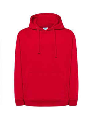 Bluza męska KANGURKA Z KAPTUREM JHK czerwona