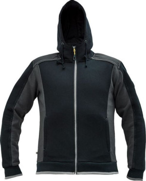 Bluza robocza z kapturem Dayboro czarno-antracytowa