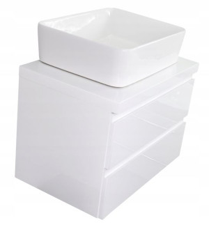 Szafka Łazienkowa Z Blatem Mdf! Uchwyt Frez! 50 Cm