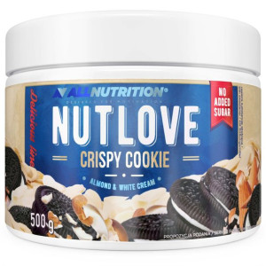 Allnutrition Nutlove 500g Crispy Cookie - Śmietankowy Krem Z Chrupiącymi Ka