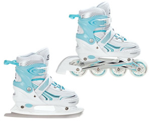 Rolki Łyżwy 2w1 Croxer Optima White/Mint 31-34