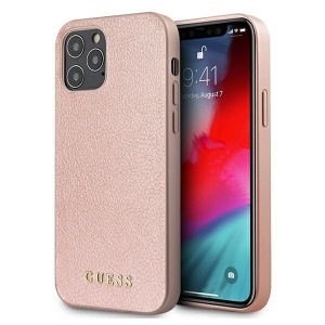 Etui Guess GUHCP12LIGLRG Apple iPhone 12 Pro Max różowo-złoty/rose gold har