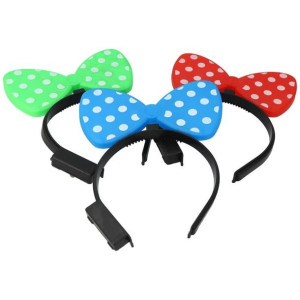 Opaska Świecąca Kokardka Minnie 12szt