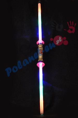 Miecz Świetlny Laserowy Dwustronny Star Wars 75cm